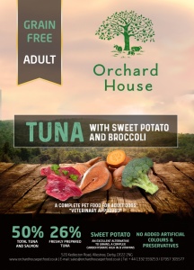 Grain Free Tuna with Salmon Sweet Potato & Brocolli - Adult